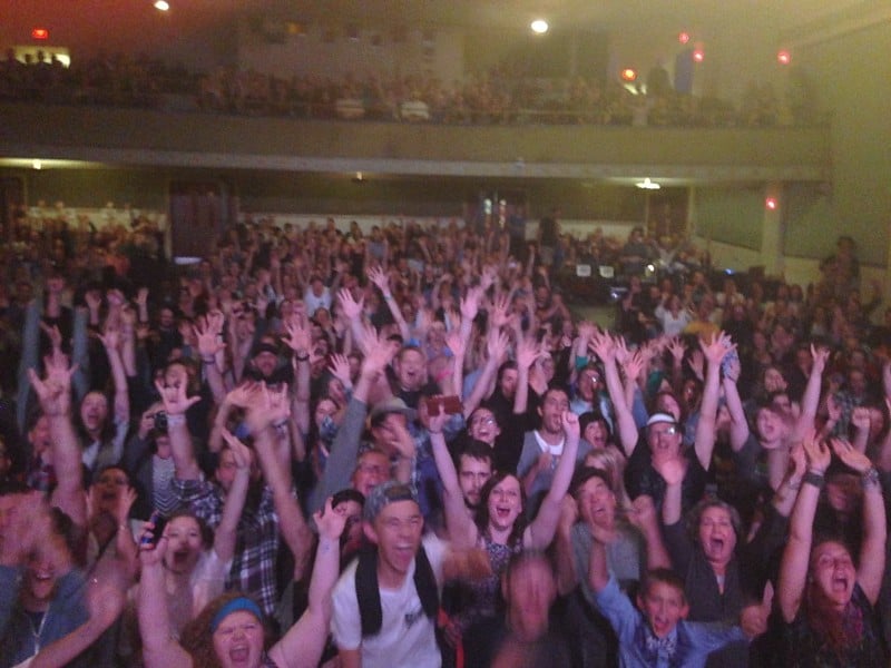 pomplemoose's fans weren't the issue... from portland's show