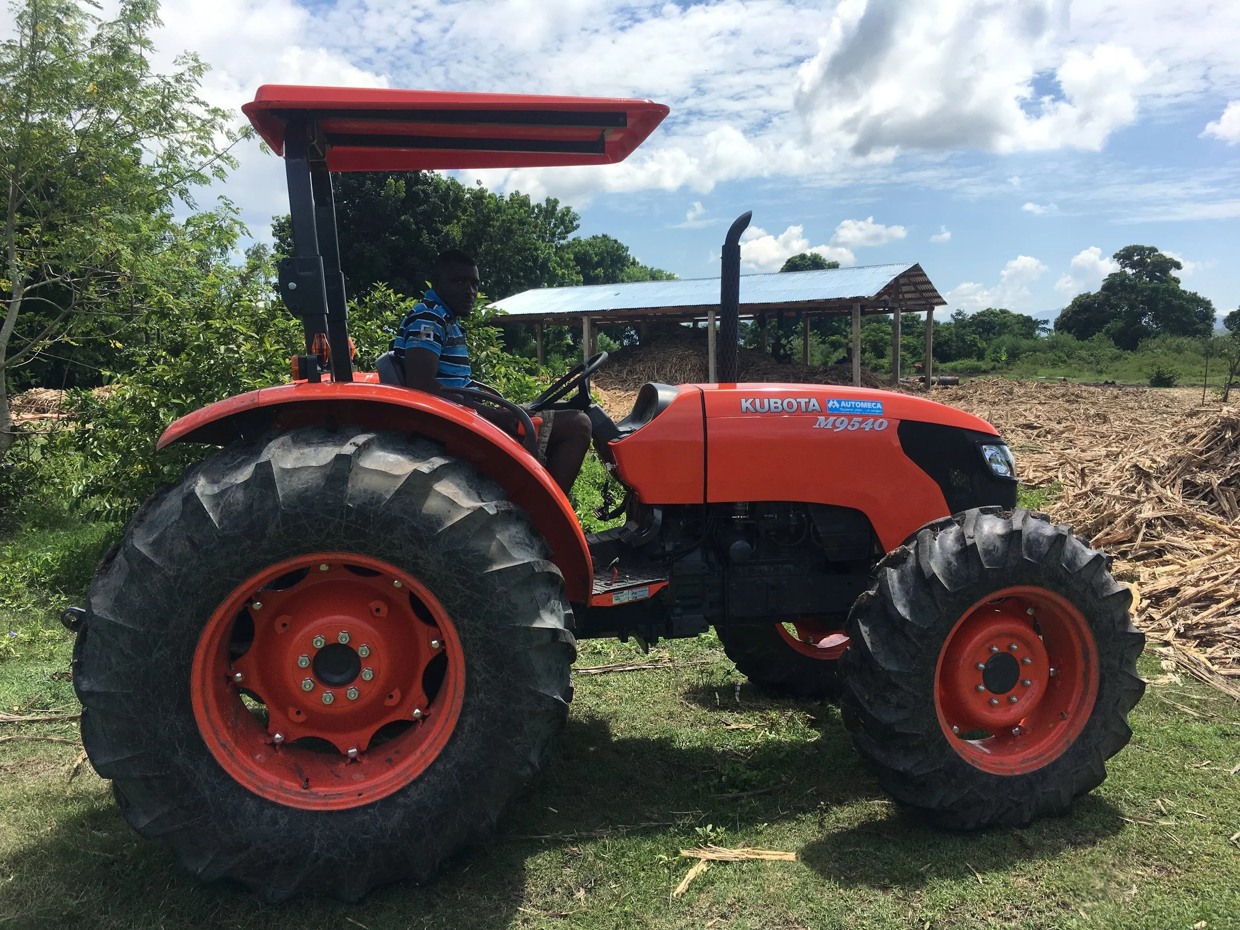 A new tractor; a purchase made possible with our loan.