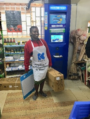 Consumers pick-up their stoves 24 hours after purchase, at their local KOKO Agent