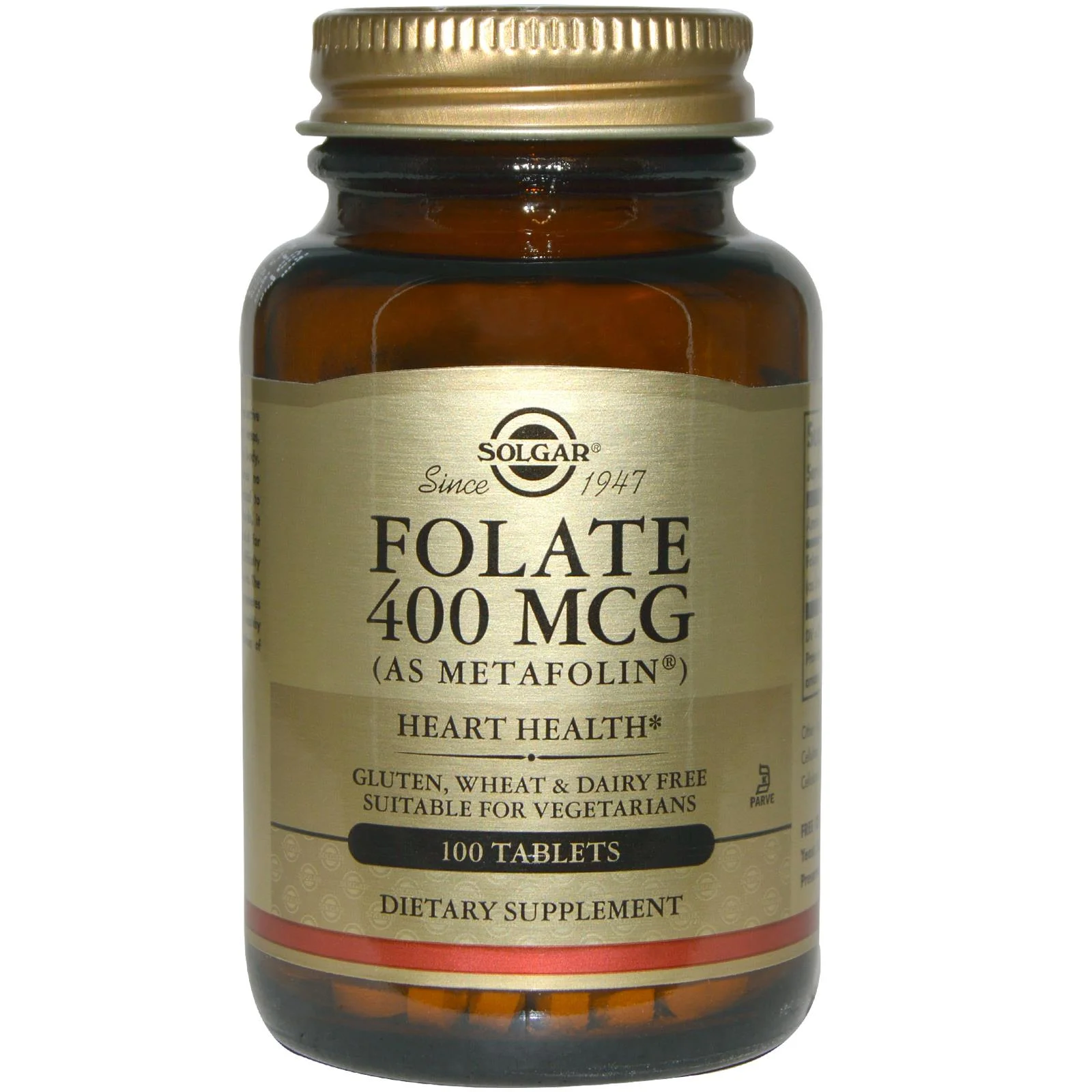 Solgar Folate 400 MCG (as Metafolin)