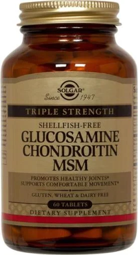 Solgar Triple Strength Glucosamine Chondroitin MSM (shellfish-free) 