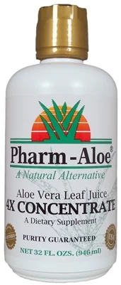Pharm-Aloe Aloe Vera Juice 4X Concentrate