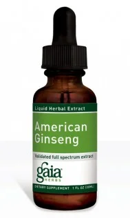 Gaia Herbs Organic American Ginseng Extract