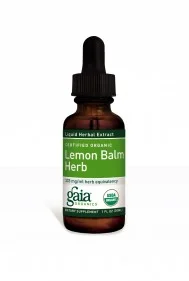 Gaia Herbs Organic Lemon Balm Herb Extract