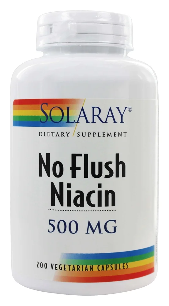Solaray No Flush Niacin 500 mg 