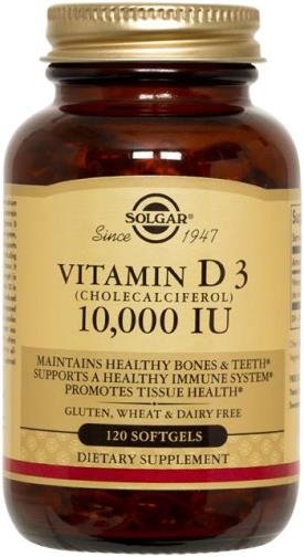 Solgar Vitamin D3 (Cholecalciferol) 10,000 IU 