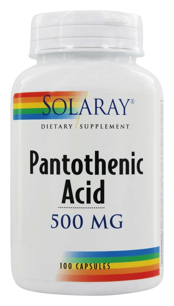 Solaray Pantothenic Acid 500 mg 