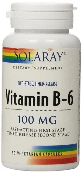 Solaray Vitamin B-6 100 mg 