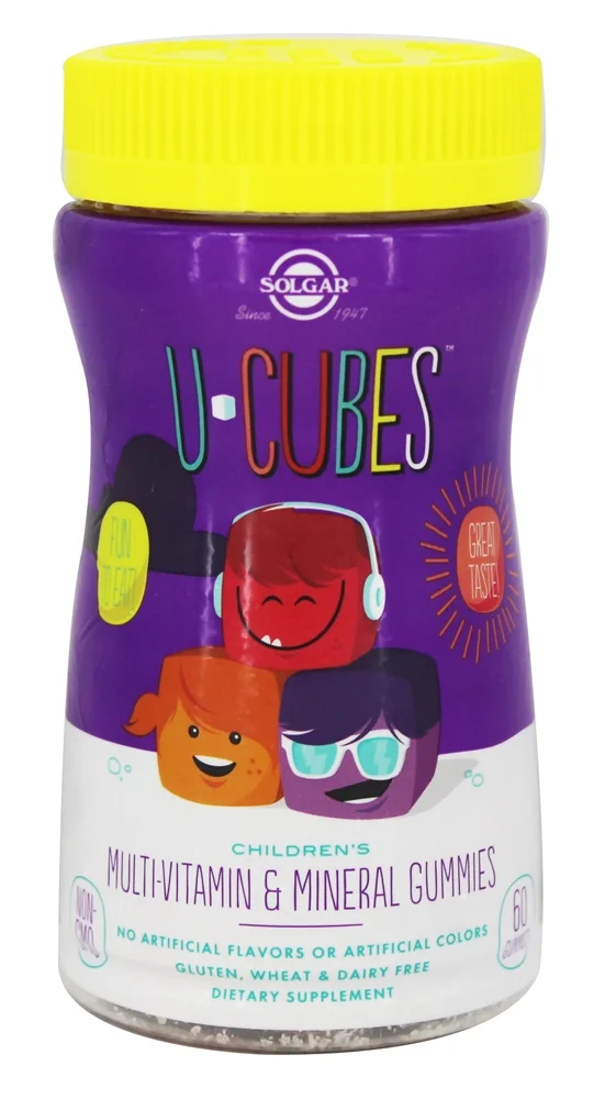 Solgar U-CUBES Multi-vitamin & Mineral Gummies