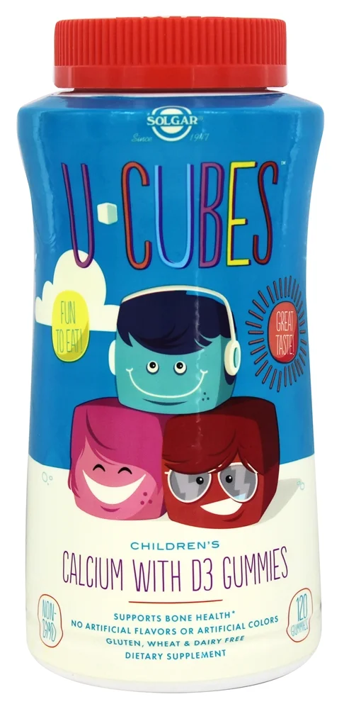 Solgar U-Cube Children's Calcium with D3