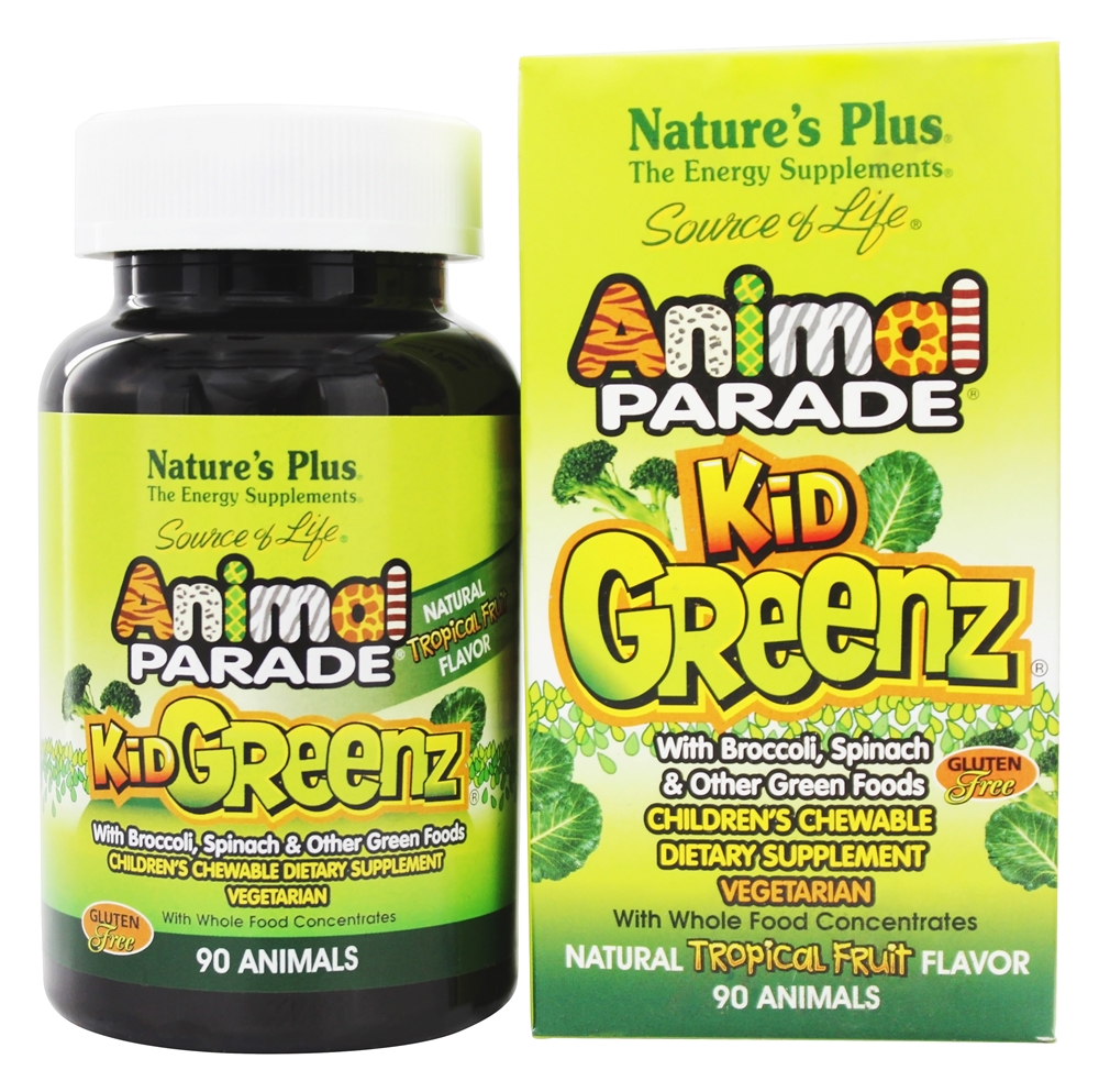 Animal Parade® KidGreenz® Children's Chewables - NaturesPlus