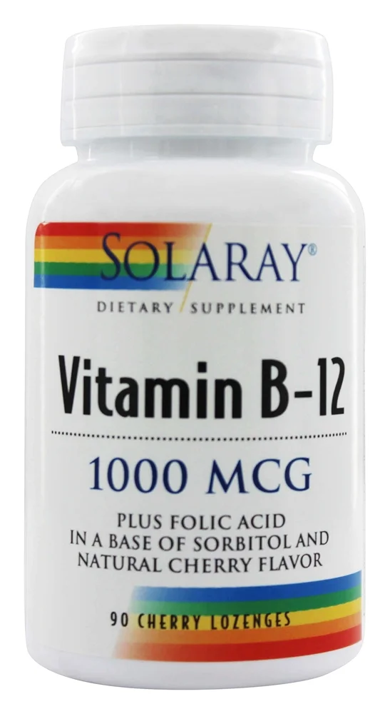 Solaray Vitamin B-12 1000 mcg 
