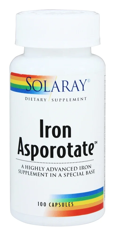 Solaray Iron Asporotate 