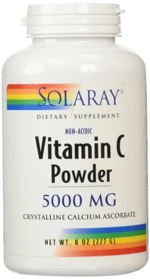Solaray Vitamin C Powder 5000 mg 