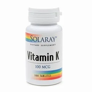 Solaray Vitamin K 100 mcg 
