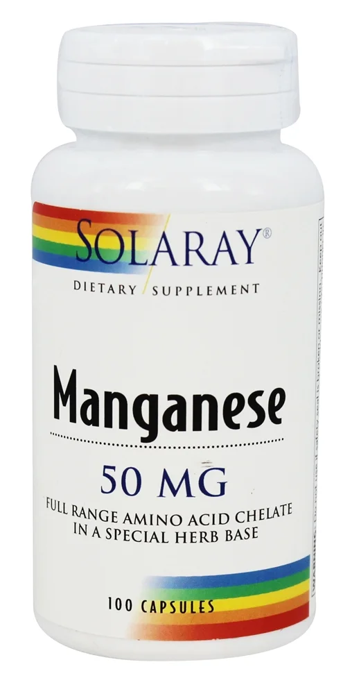 Solaray Manganese 50 mg 