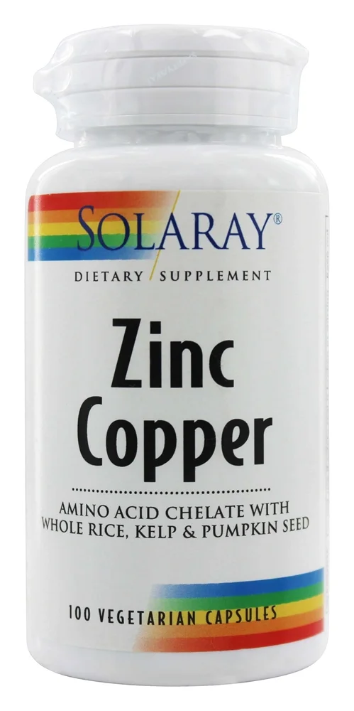 Solaray Zinc Copper 