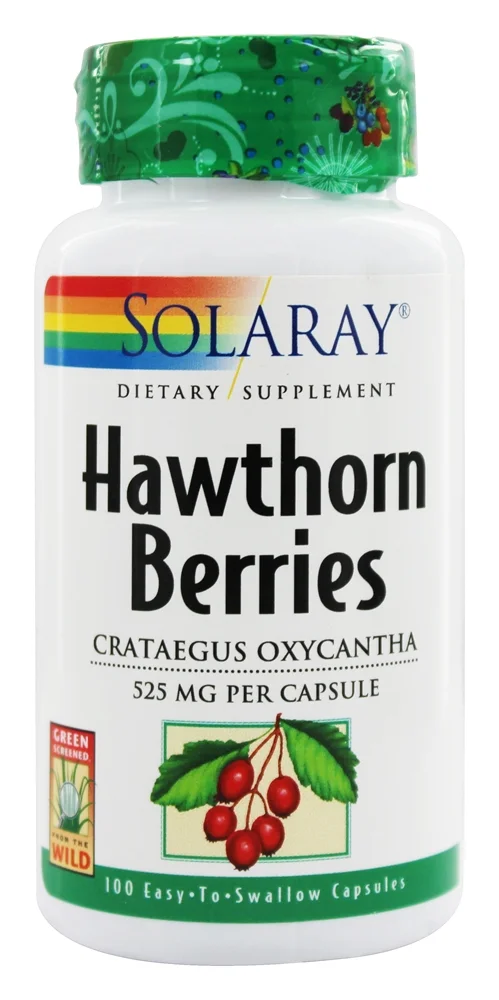 Solaray Hawthorn Berries 525 mg 
