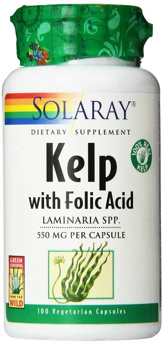 Solary Kelp with Folic Acid 550 mg