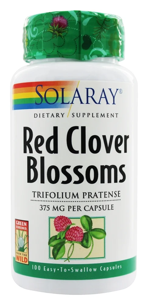 Solaray Red Clover Blossoms 375 mg 