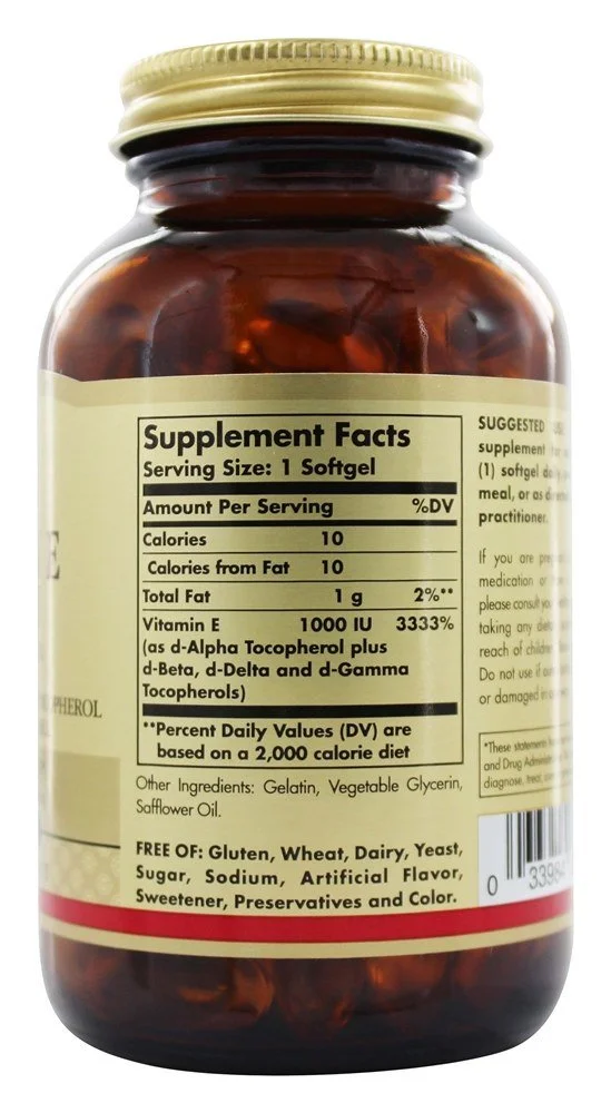 Solgar Vitamin E 1000 IU