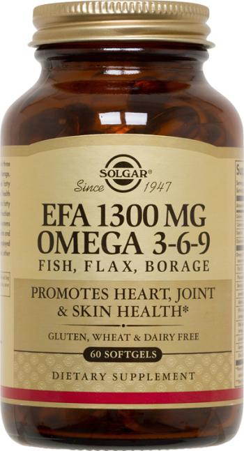 Solgar EFA 1,300 mg Omega 3-6-9 — The Organic Market