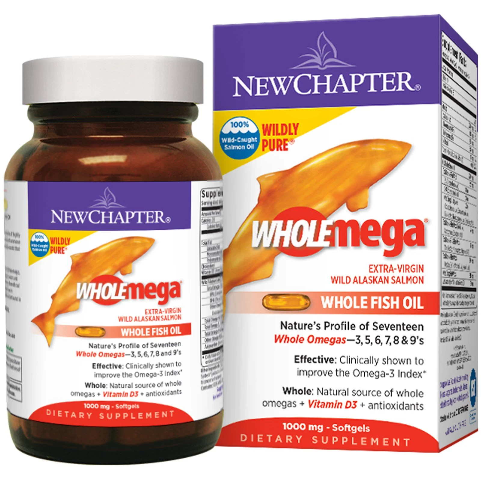 New Chapter Wholemega Whole Fish Oil