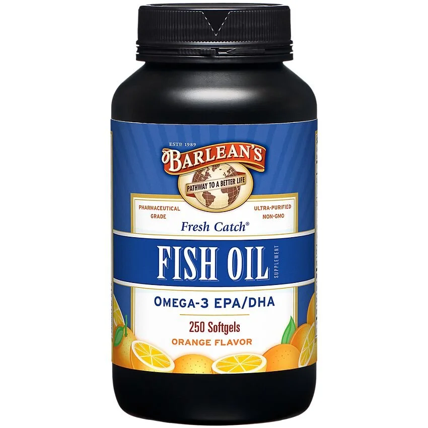 Barlean's Fresh Catch® Orange Flavor Fish Oil Softgels