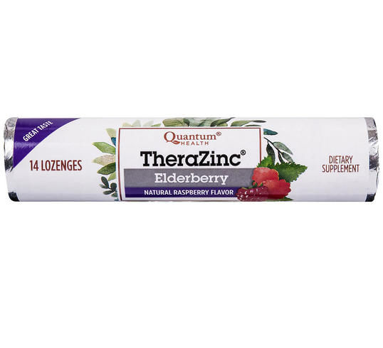 Quantum Health Thera Zinc Elderberry Lozenges