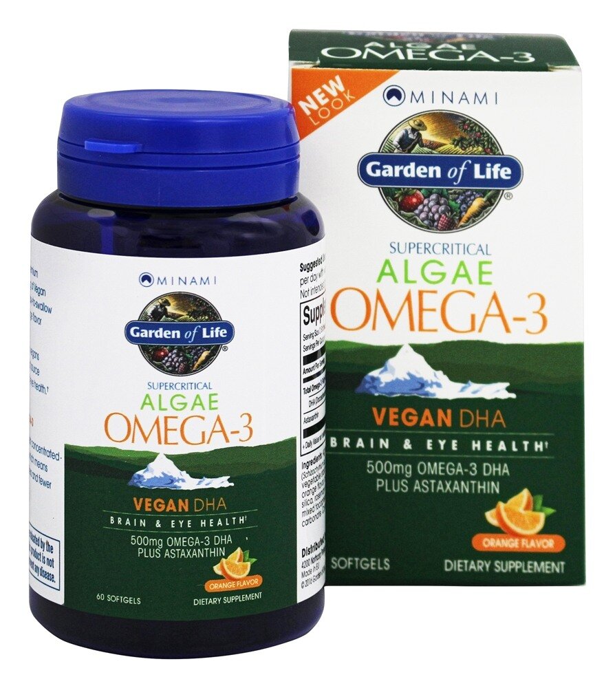 Garden of Life Minami Algae Omega-3 Vegan DHA