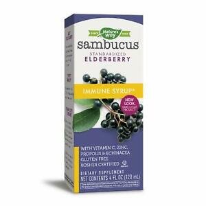 Nature's Way Sambucus Immune Elderberry Syrup 4 oz