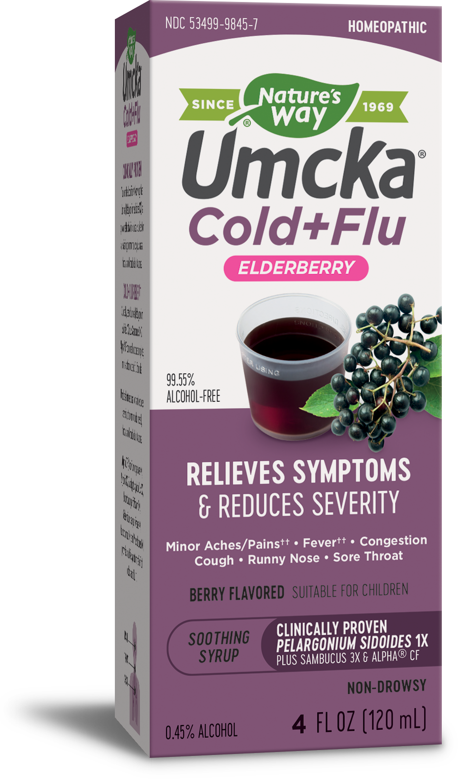 Nature's Way Umcka Elderberry Intensive Cold+Flu Syrup