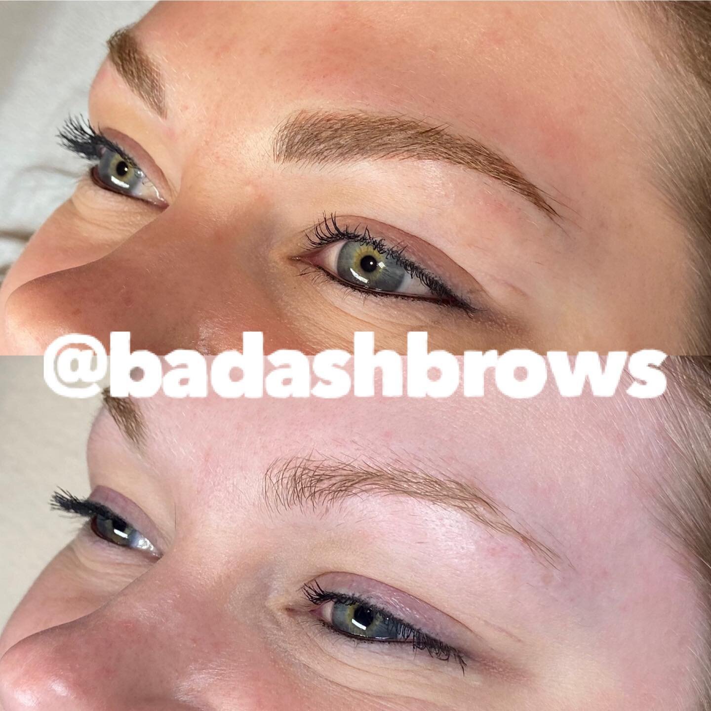 Just look at these EYES! 🤩.. I mean brows. But seriously. I haven&rsquo;t seen eyes like this ever. Gorgeous woman inside and out! Thanks for the trust. We&rsquo;re gonna change your brow game forever 🙌🏻🙌🏻
.
.
.
#badashbrows #reposedayspa #revy.