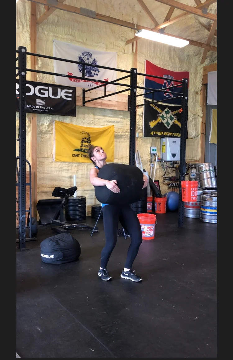 100lb Girl, 200lb Bag…That’s ridiculous.