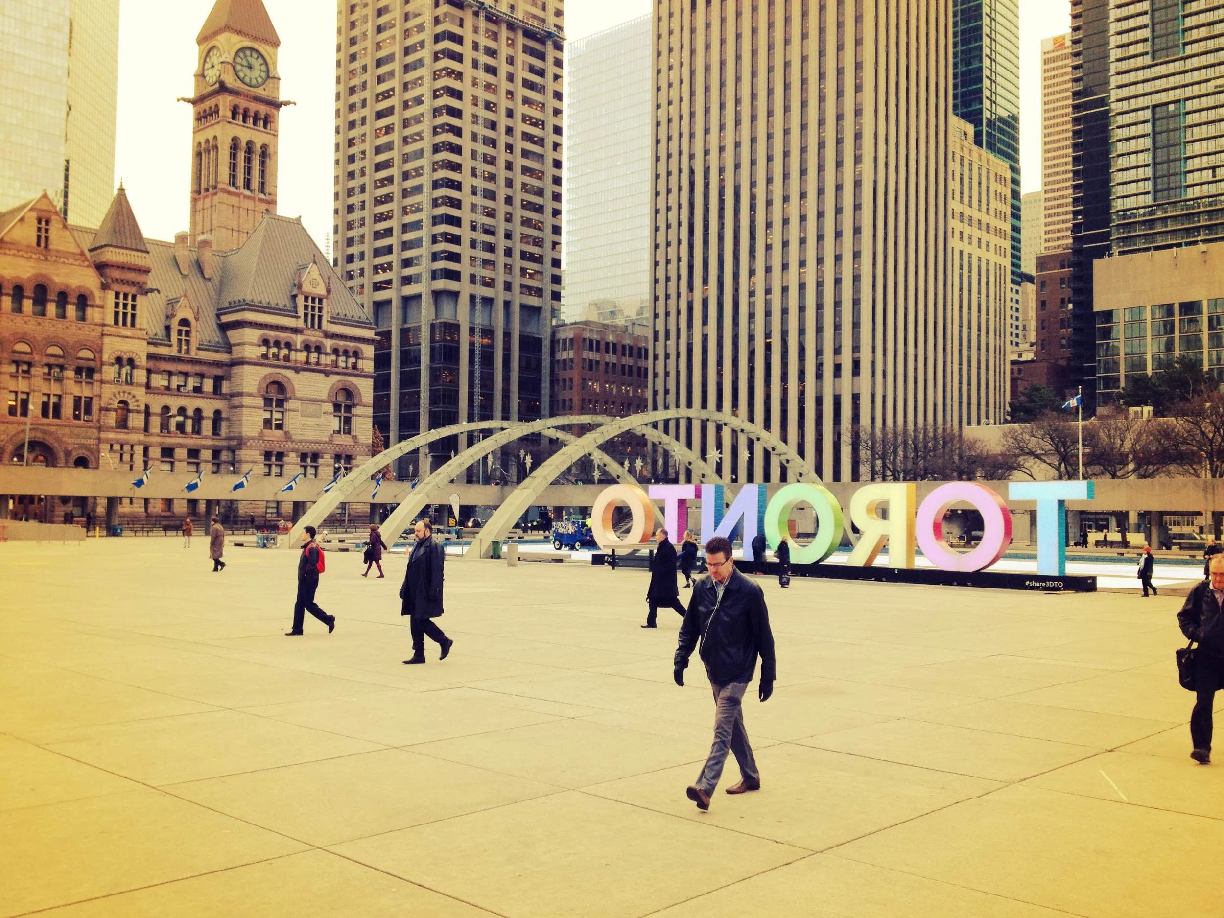 People going somewhere (Toronto)