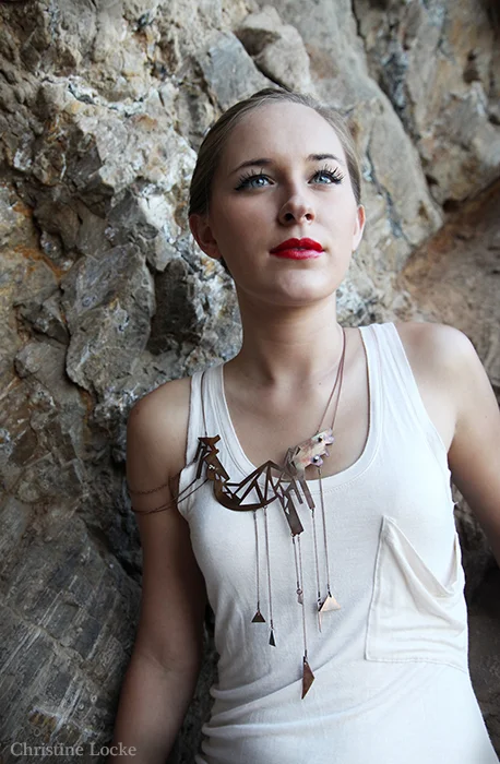 Copper: cz stones 2014 Christine Locke