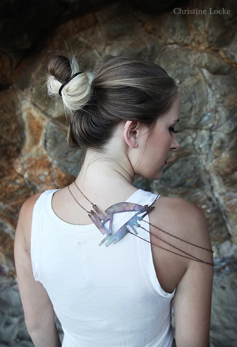 Copper; cz stones 2014 Christine Locke