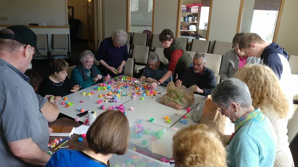 Church members and friends are filling eggs on Sunday, March 18th. We will be ready for you!