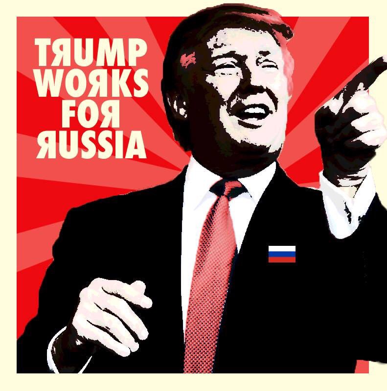 Trump Works For Russia meme