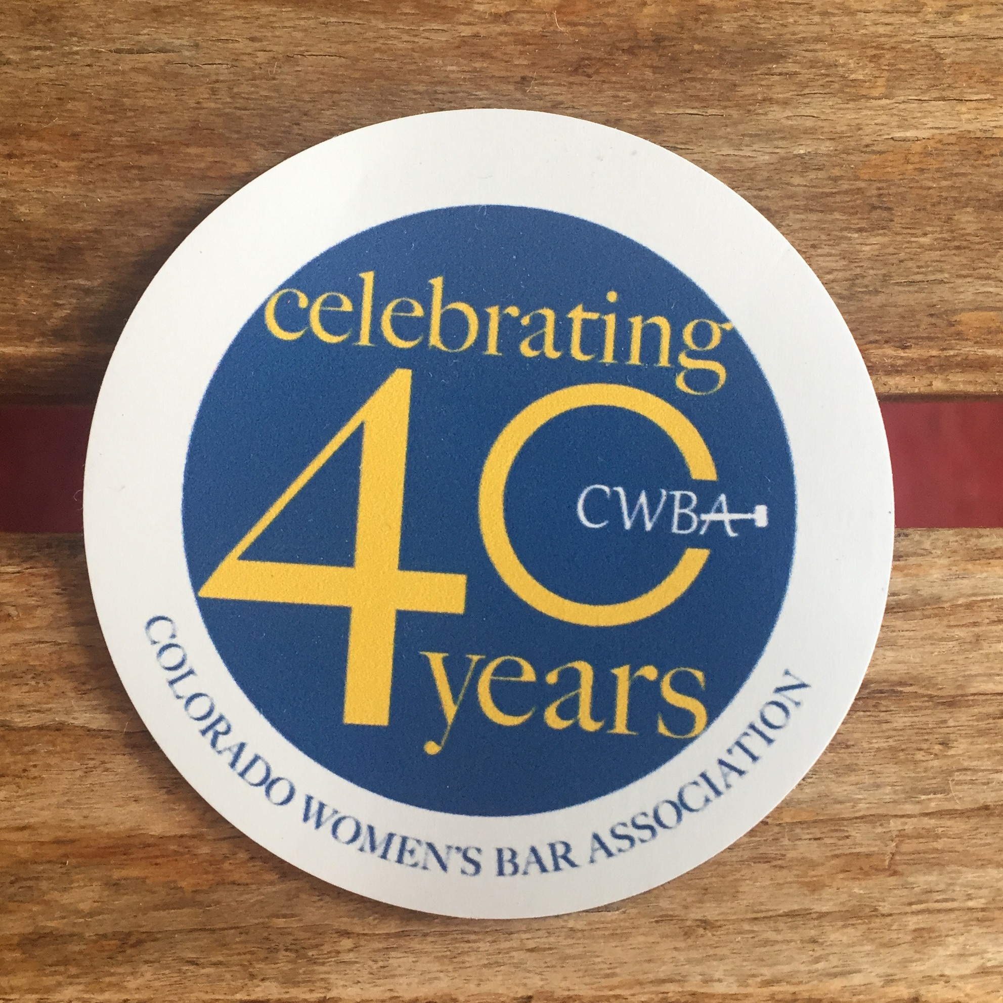 CWBA 40th Year logo