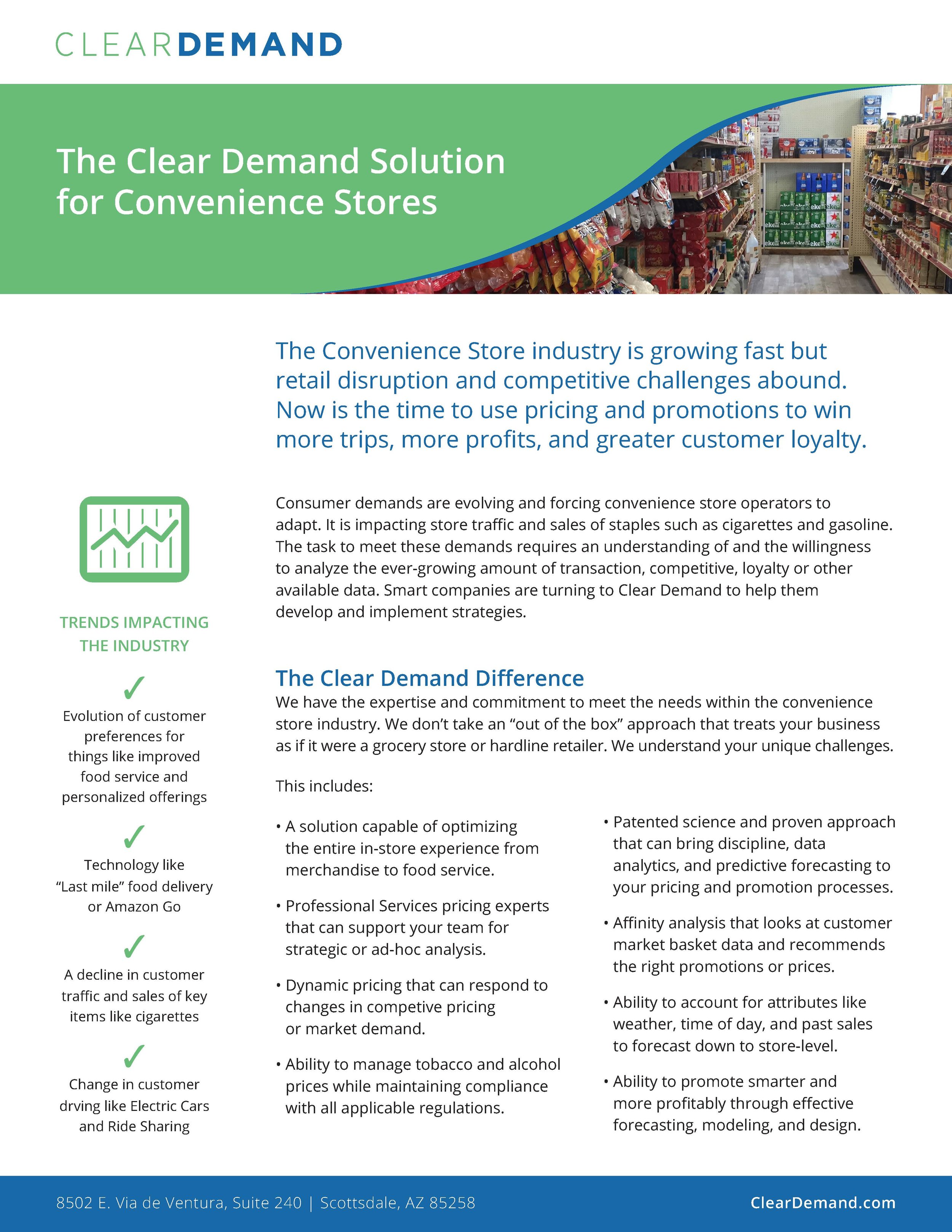 Clear Demand Overview