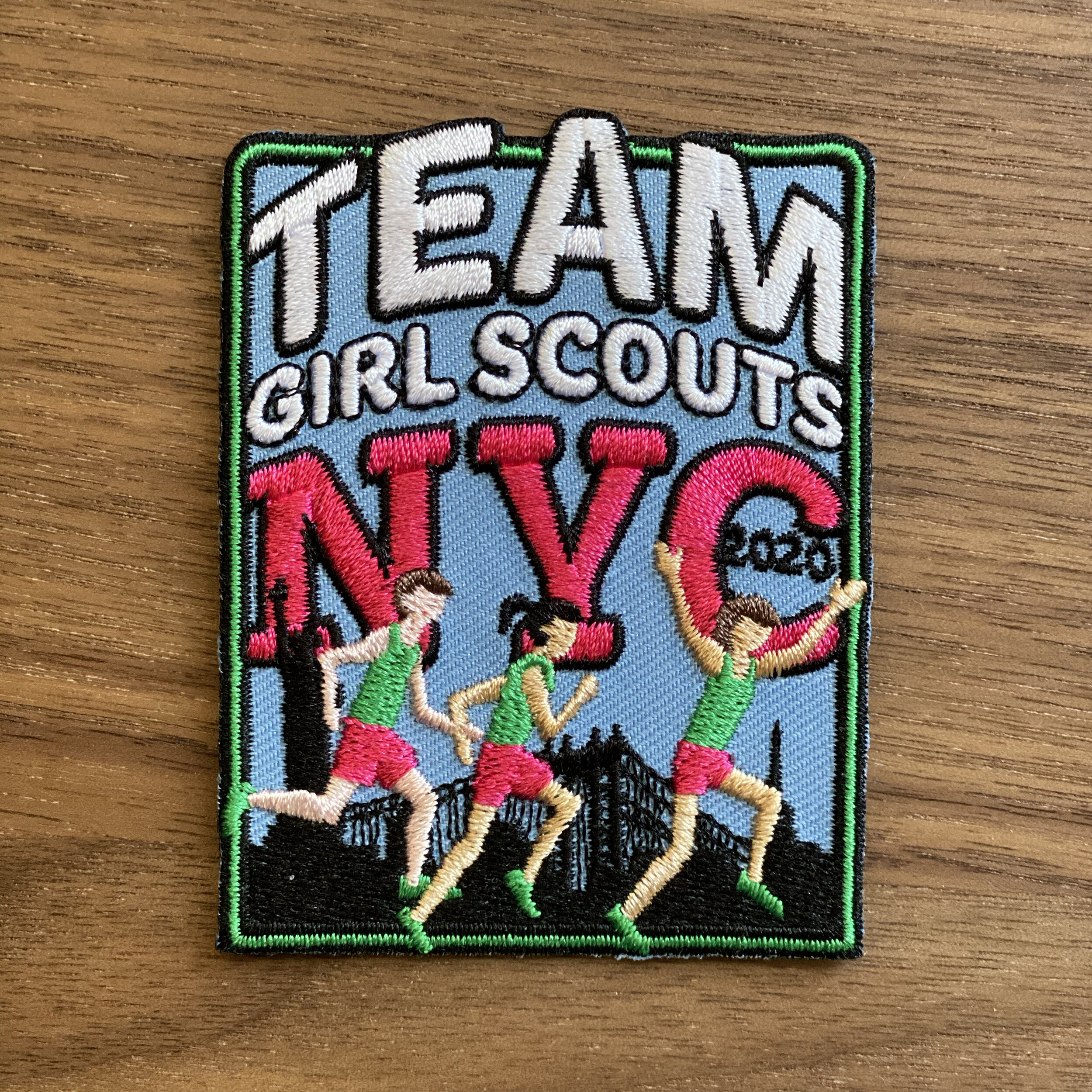 Team Girl Scouts patch