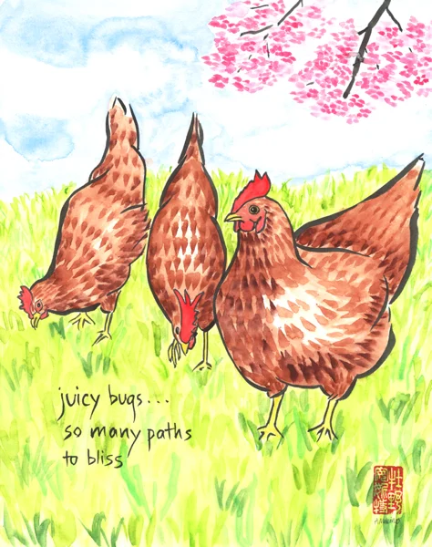 "juicy bugs" © Annette Makino