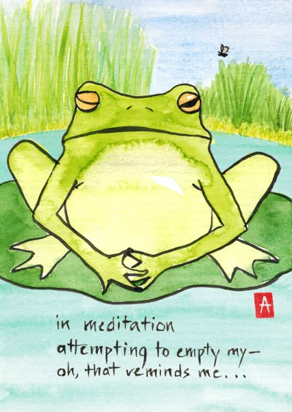 "in meditation" © Annette Makino