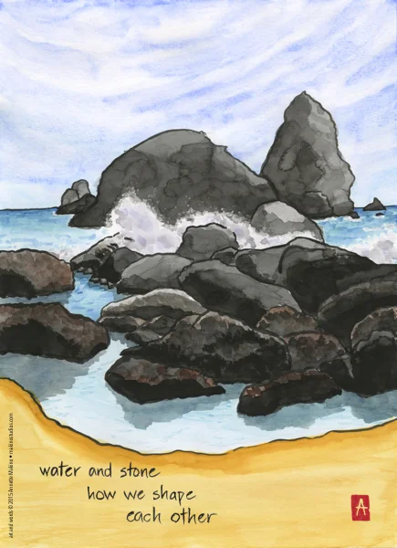 "water and stone" © Annette Makino