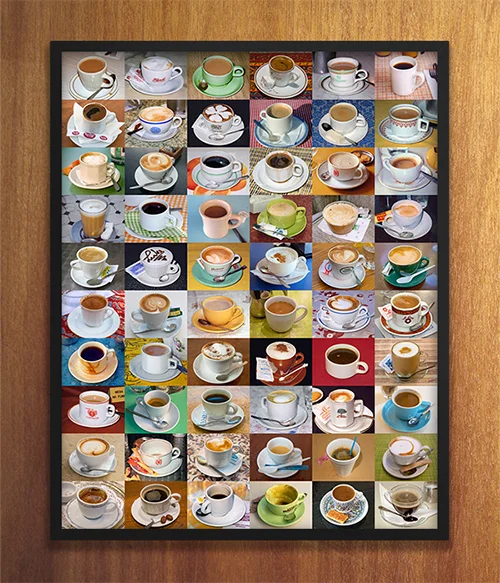 My morning travel ritual: cups of coffee from around the world, print available in my etsy shop. ©2015 Troy Litten