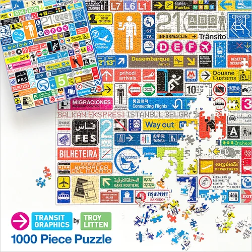 “Transit Graphics 1000 Piece Puzzle” published by Galison in 2013. ©2015 Troy Litten