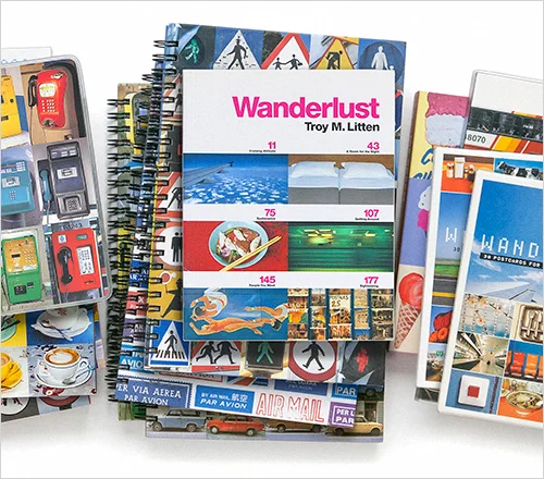 Fueled by an appreciation of and fascination with all forms of visual culture, communication, and expression, I travel the world documenting my experiences and adventures. The result is “Wanderlust”, my series of travel-themed books, journals, postcards, notecards, and more. ©2015 Troy Litten