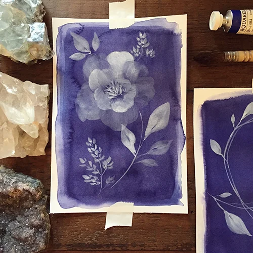 © Stephanie Ryan / Stephanie's Instagram (@stephanieryands) is full of beautiful shots of her studio and work in progress, like the one above.