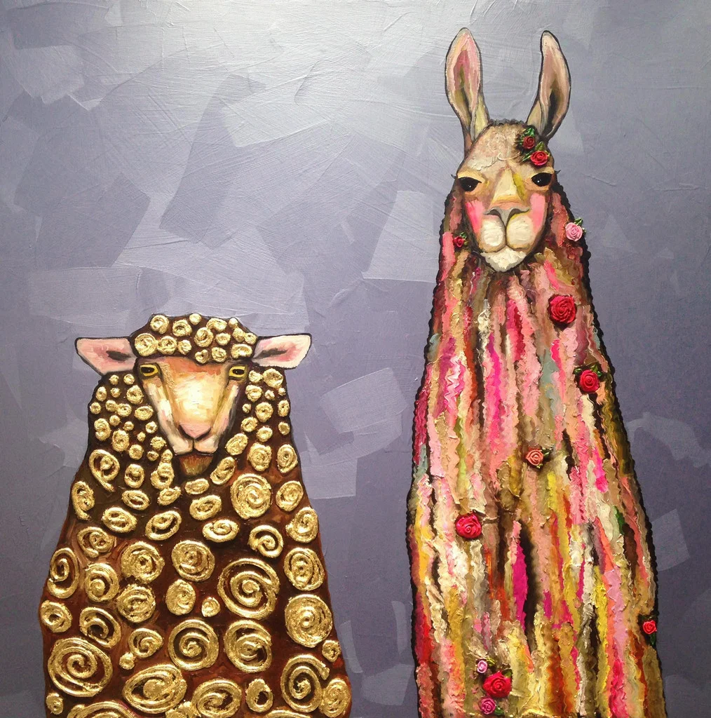 "Llama Loves Sheep" © Eli Halpin